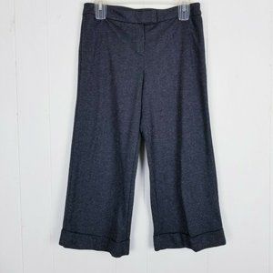 New York & Company Herringbone Cropped Pants Size